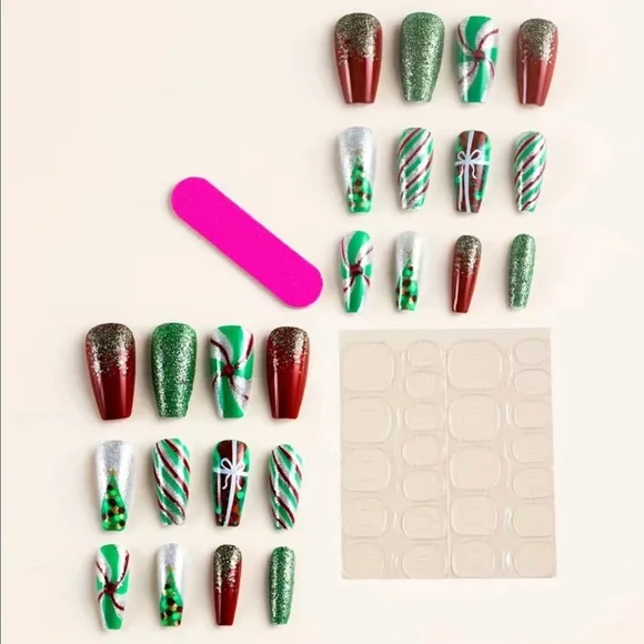 NEW Holiday Artificial Press On Nails - Picture 5 of 6